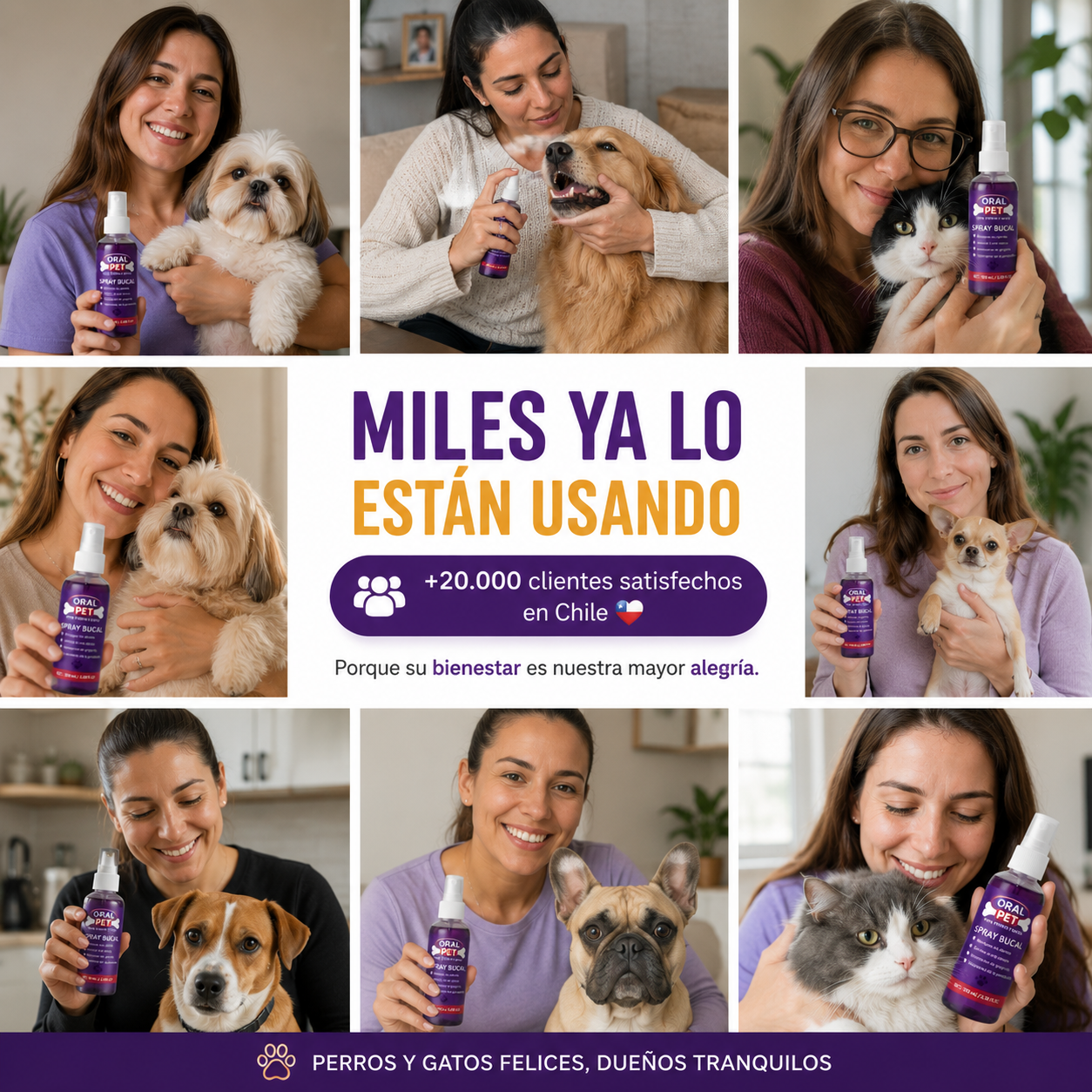 Oral Pet™ | Spray Bucal Limpiador Mascotas