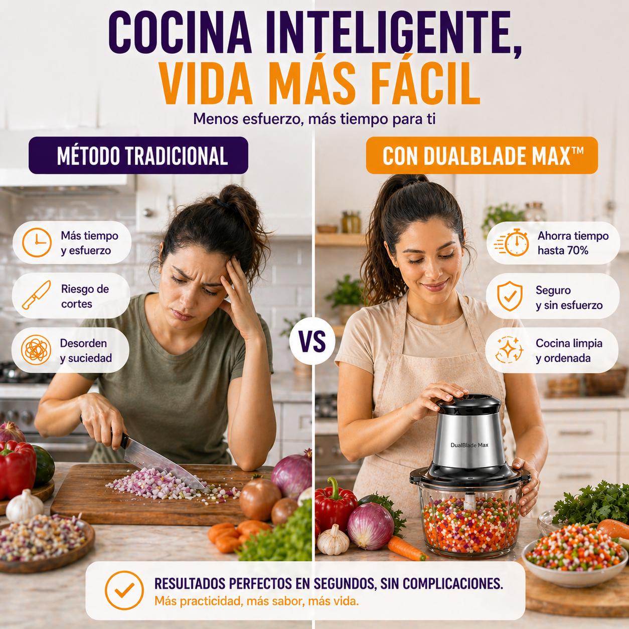 DualBlade Max™ | Picadora Eléctrica Multifuncional