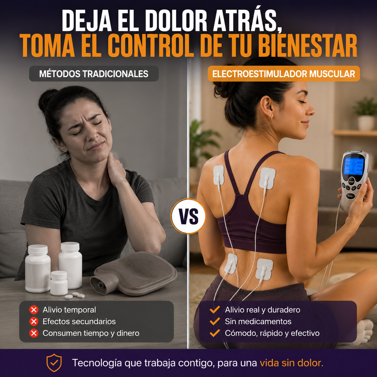 PulseFit Pro® - Electroestimulador