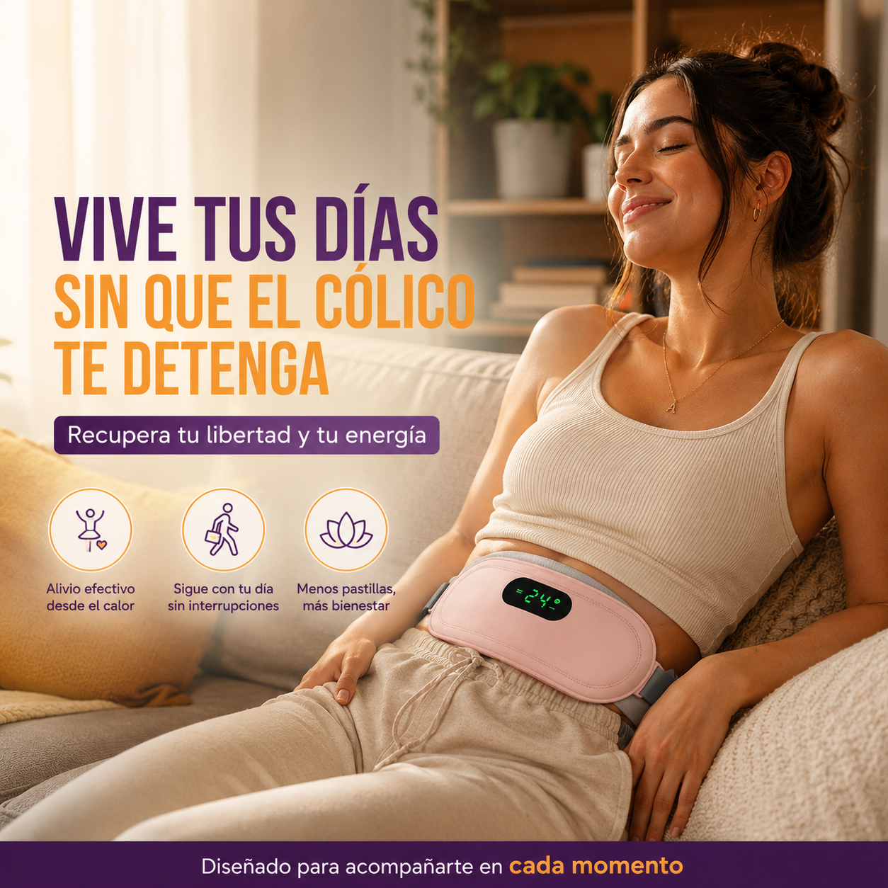 AURA™ - Cinturón Térmico para Colicos