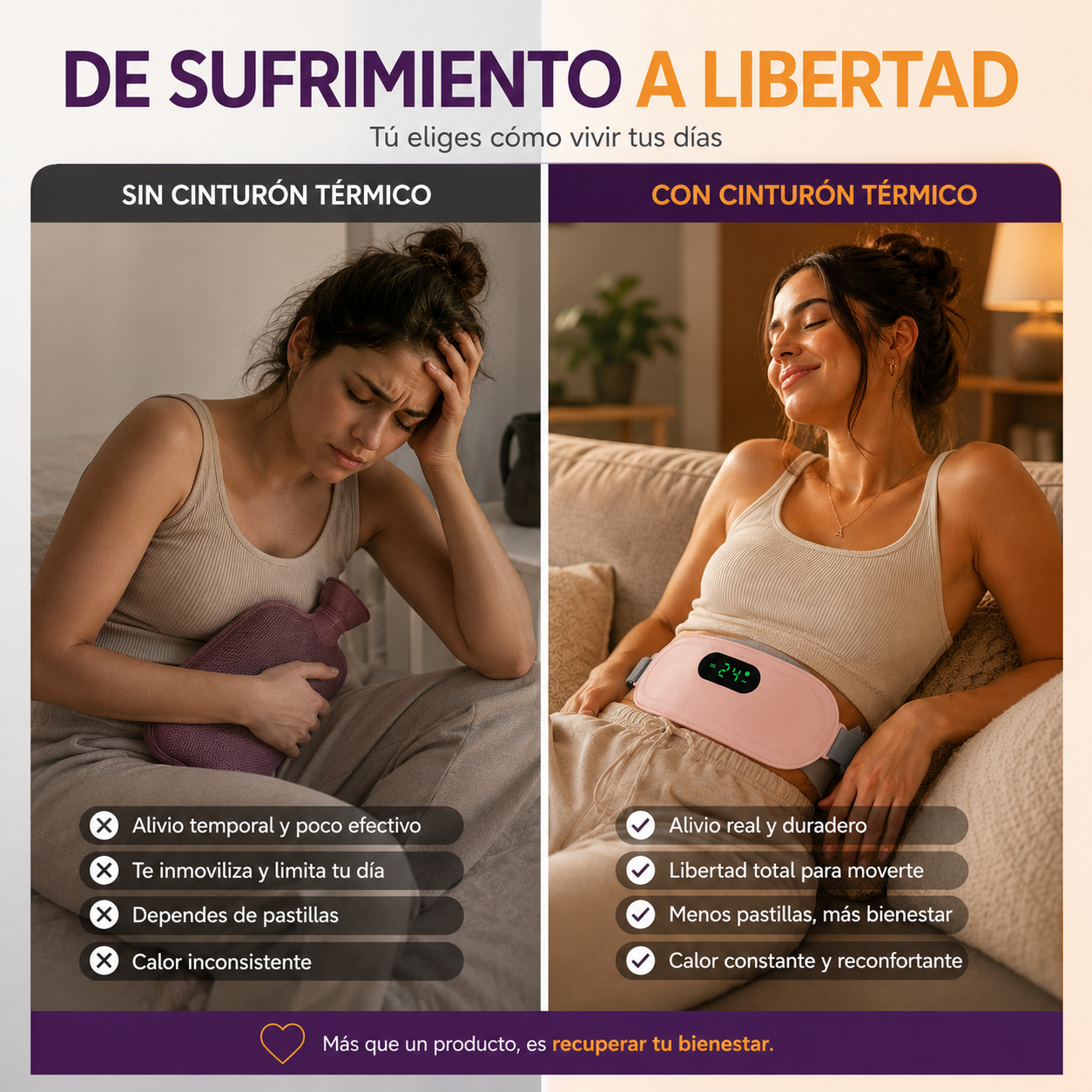 AURA™ - Cinturón Térmico para Colicos